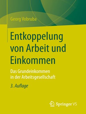 cover image of Entkoppelung von Arbeit und Einkommen